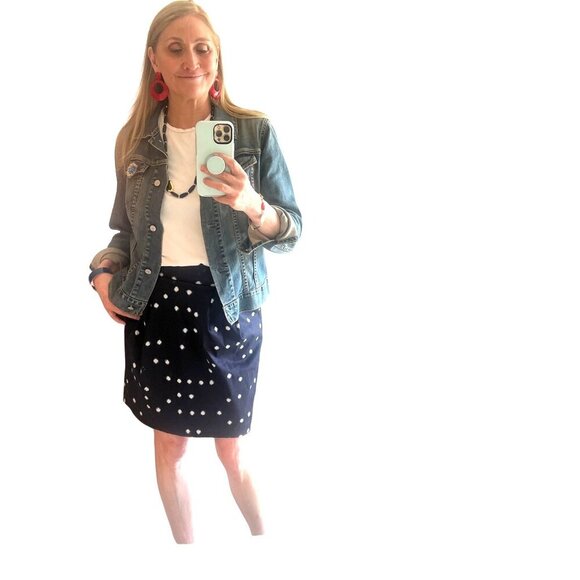 Vintage Red Dangle Pierced Earrings Enamel Hoops July 4 Memorial Day Summer RED - Picture 6 of 11